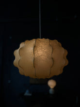 Load image into Gallery viewer, RARE TOBIA SCARPA COCOON SHADE PENDANT LIGHT FOR FLOS, 1960S
