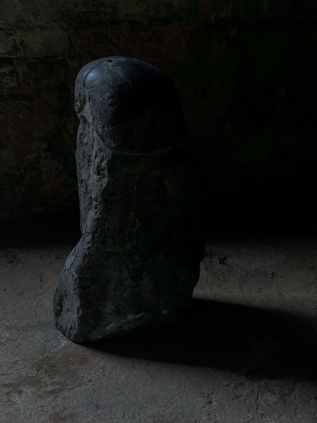 ANTIQUE CARVED STONE PHALLUS